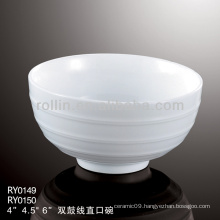 best-selling double line ceramic bowl, dinner set